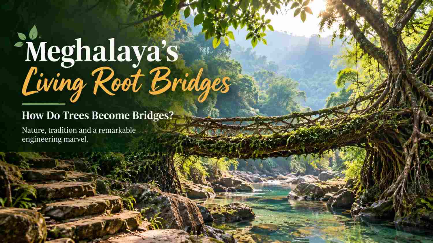 Meghalaya's Living Root Bridges: How Are They Made?